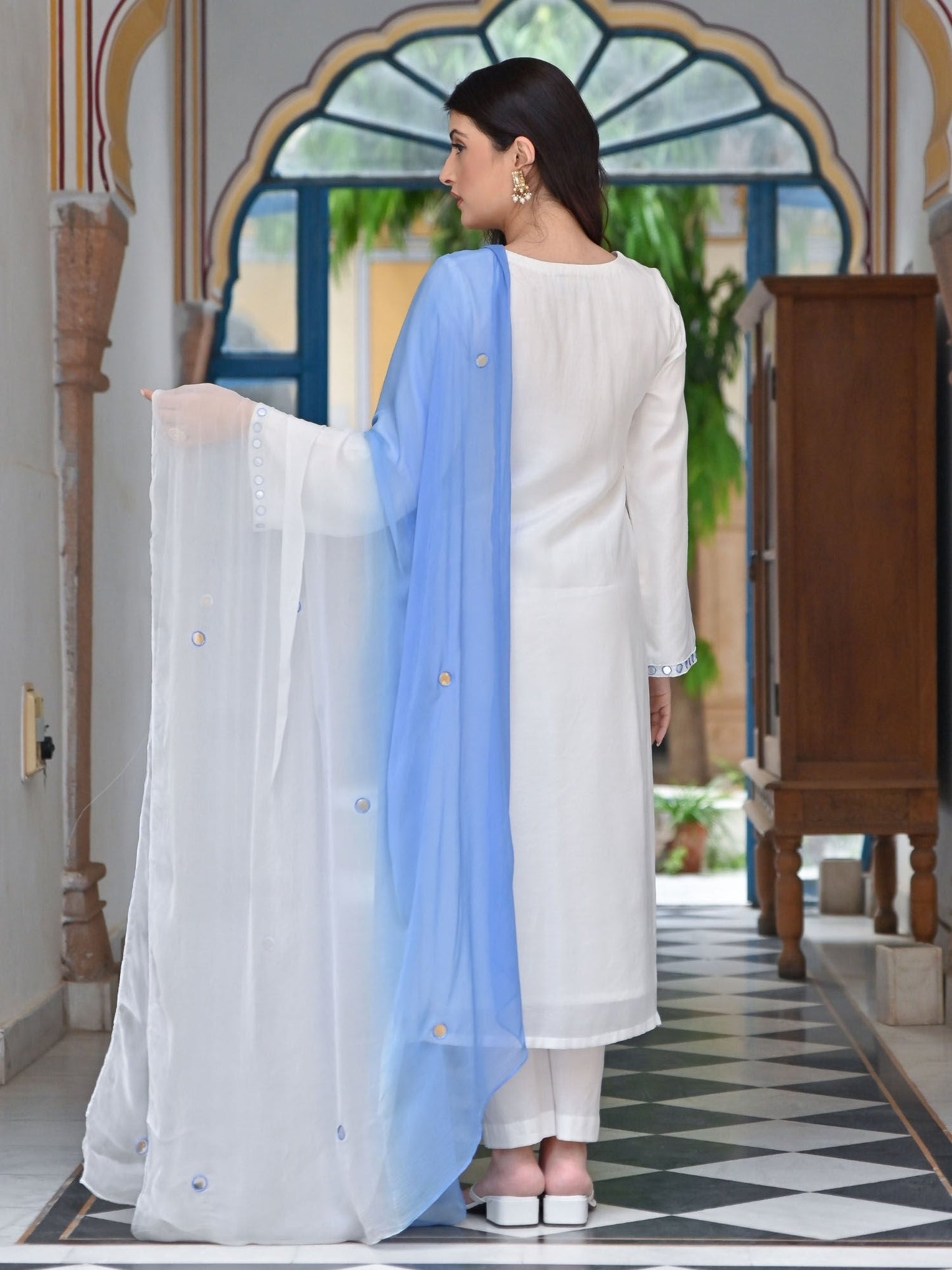 Urbanstree Nabh Kurta with Pant & Dupatta (Set of 3)