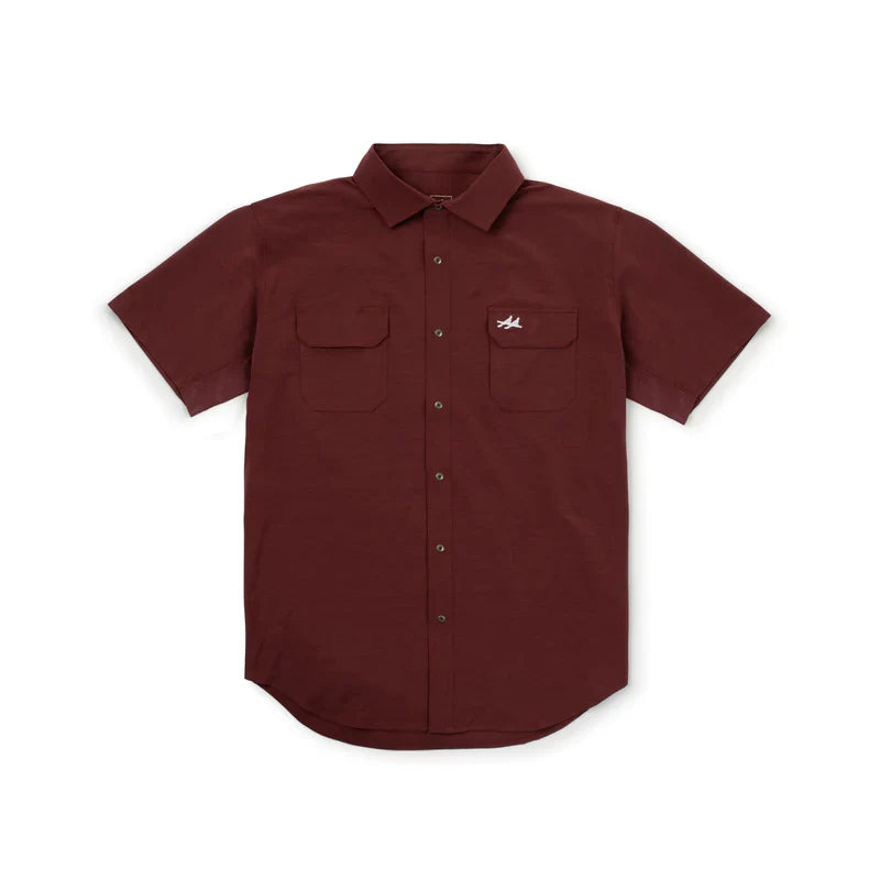 The Rio Ultimate Outdoor Blend Short Sleeve - Maroon