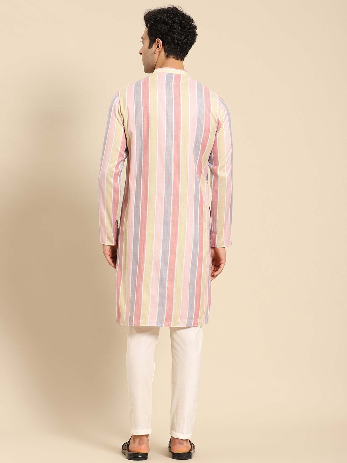 Amodh by Kisah Men Multi Kurta (Set of 2)
