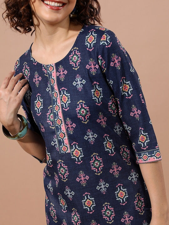 Vishudh Ethnic Motifs Printed Kurta