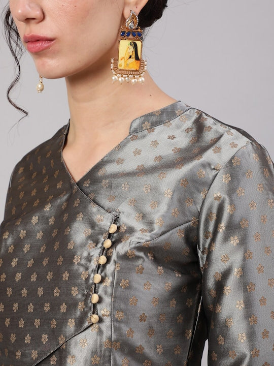 AKS Ready To Wear Lehenga & Blouse With Dupatta