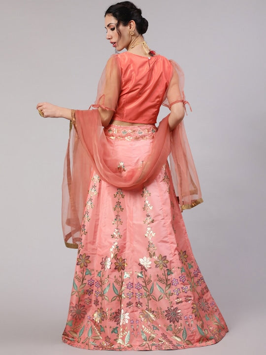 AKS Ready To Wear Lehenga & Blouse With Dupatta