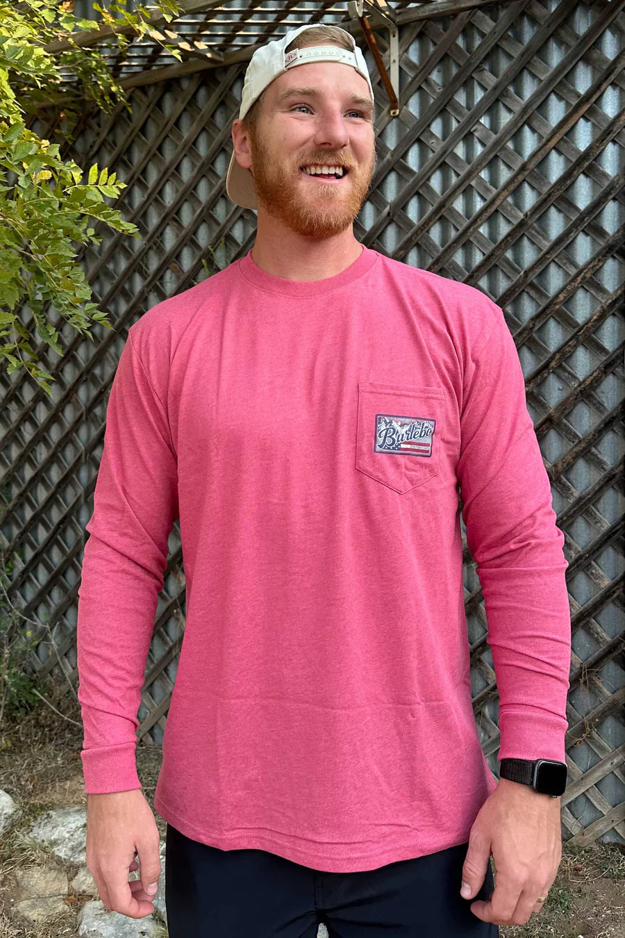 American Flag Mountains Long Sleeve