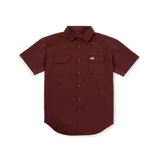 The Rio Ultimate Outdoor Blend Short Sleeve - Maroon