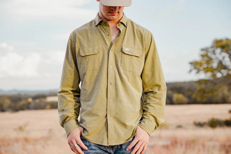Ultimate Outdoor Blend Long Sleeve - Olive Green