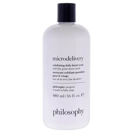 The Microdelivery Exfoliating Facial Wash by Philosophy for Unisex 16 oz Cleanser