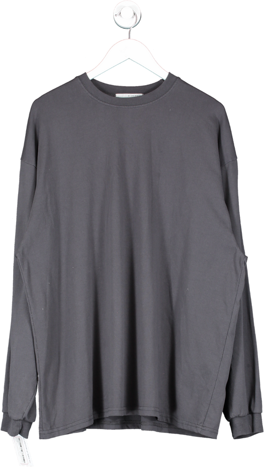Wit and Wonder Grey Crewneck Long Sleeved Top UK L