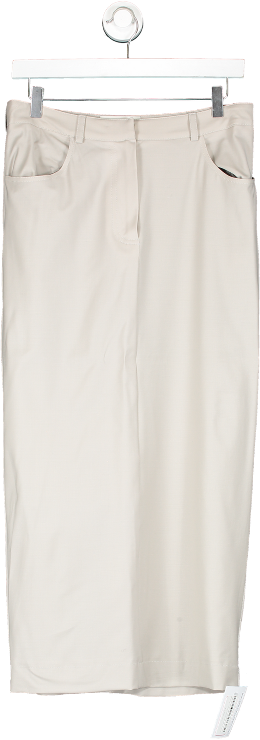 Weekend and Beyond Grey Skirt With Slit Back UK S